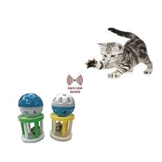 Imagem de Brinquedo para Gato Bolinha e Carrosel com Guizo - Sap