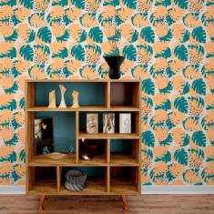 Imagem de Papel De Parede Adesivo Folhas N013239 Rolo 0,58X3M