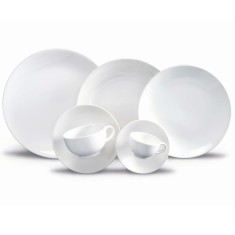Imagem de Aparelho de Jantar Redondo de Porcelana 42 peças - Coup White Oxford Porcelanas