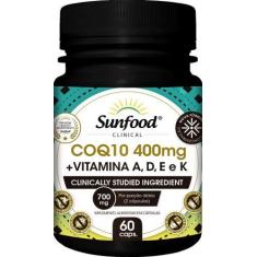 Imagem de Coq-10 + Vitamina A, D, E E K 700Mg 60 Cápsulas Sunfood