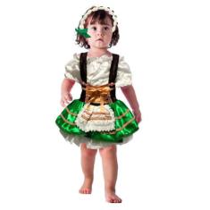 Imagem de Fantasia Infantil Carnaval Oktoberfest pra Menina Vestido Alemã Com Ti