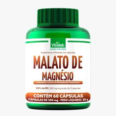 Imagem de Malato de Magnésio 500mg Vitalab com 60 cápsulas 60 Cápsulas