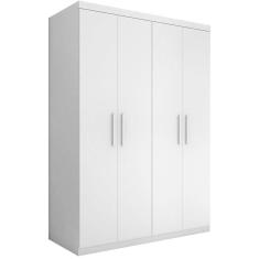 Imagem de Roupeiro Casal Flórida Quatro Portas Branco