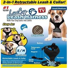 Imagem de Coleira Para Cães E Gatos Pets Magnética Retrátil Leash