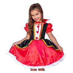 Imagem de Fantasia Rainha de Copas Infantil Vestido