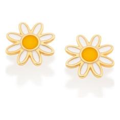 Imagem de Brinco Infantil Formato Flor Margarida, Com 526711 - Rommanel