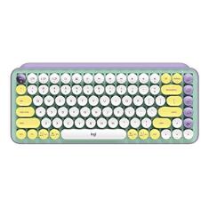 Imagem de Teclado Mecânico sem fio Logitech POP Keys com teclas Emoji Personalizáveis, Design Compacto Durável, Conexão USB ou Bluetooth - Daydream