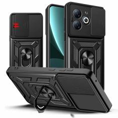 Imagem de Capa Capinha Case para Infinix Hot 40i - Protetora Resistente Anti Impacto Queda Armadura Militar Cor:Preto