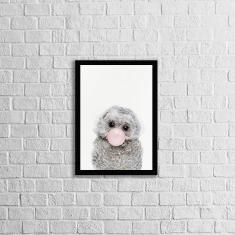 Imagem de Quadro Decorativo Corujinha Chicletes 45x34cm