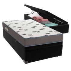 Imagem de Cama Box Solteiro com Bau Ortobom D33 Light Preto