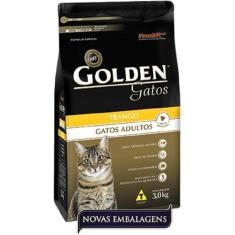 Imagem de Ração Golden Gatos Adulto - Frango - 3Kg