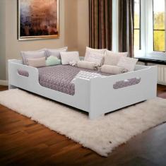 Imagem de Cama Montessoriana Encanto Casal Branca Gabrielli - Gabrielli Móveis