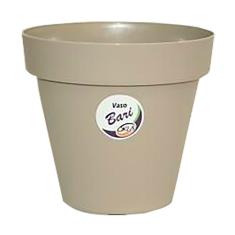 Imagem de Vaso Okla Bari  Taupe para Jardim - 700ml
