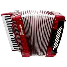 Imagem de Acordeon 80 Baixos 37 Teclas TA 8009 Vermelho Thommasi