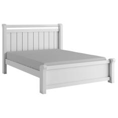 Imagem de Cama De Casal Zara 160cm Branco Bianchi