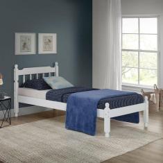 Imagem de Cama Solteiro em Madeira Maciça Mv Outlet