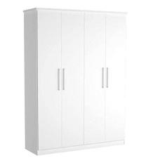 Imagem de Guarda Roupa Solteiro 4 Portas 2 Gavetas Foscarini Branco