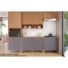 Imagem de Cozinha Modulada Completa Divina 5 Peças (2Aéreos+2Balcões+1Paneleiro)