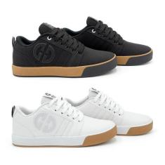 Imagem de Kit 2 Tênis Street Ollie Juvenil Start Menino Conforto, Preto, Branco,