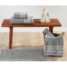 Imagem de Jogo de Banho Poá 5 peças com toalhas Algodão - Nathalia Enxovais, Cin