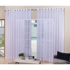 Imagem de Cortina De Varão Voil  6,00x2,50 Sala Ou Quarto