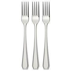 Imagem de Conjunto de Garfos para Sobremesa Euro Home Chanfrados Inox - 3 Peças