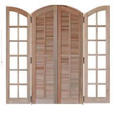 Imagem de Porta Balcão Mista Abrir em Arco 1,20 X 2,10 Rodam Natural