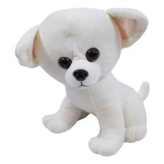 Imagem de Cachorro Chihuahua Branco 22cm - Pelúcia