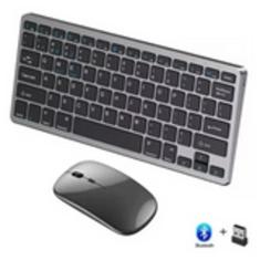 Imagem de Teclado e Mouse sem fio bluetooth recarregável silencioso tablet celul