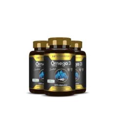 Imagem de 3x omega 3 concentrado meg 3 120 caps hf suplementos , omega 3