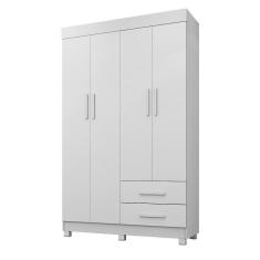 Imagem de Roupeiro Copacabana New 4 Portas 2 Gavetas Benetil Branco
