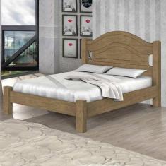 Imagem de Cama Casal Isis  100% Mdf E Estrado 100% Madeira Basoto - Freijo - Car