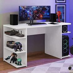 Imagem de Mesa para Computador Gamer Escrivaninha 9409 Madesa - Branco