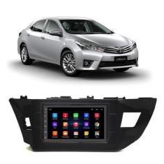 Imagem de Kit Central Multimidia Android Corolla 2015 2016 2017 7 Polegadas GPS 