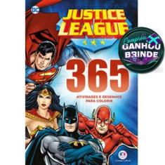 Imagem de Livro Liga da Justiça - 365 Atividades e Desenhos Para Colorir Criança