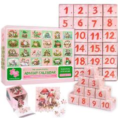 Imagem de Quebra-cabeça, calendário do advento, WeePoes 2024, Animal, 1008 unidades