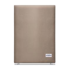 Imagem de Cabeceira Sena Linho Bege Solteiro (12X90x125) - Ortobom