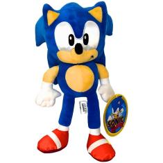 Imagem de Boneco Pelúcia Sonic The Hedgehog 33 Cm Candide