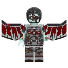 Imagem de Boneco Bloco De Montar Zumbi Falcon Marvel Edição Especial - Mega Bloc