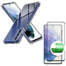Imagem de Capa Capinha + Película 9D Cerâmica Samsung S21 Fe - Armyshield