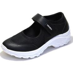 Imagem de Tênis Sapatilha Sapato Feminino Boneca Lirom Sola Alta Semi Ortopédico