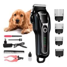 Imagem de Máquina de Tosar Pet Tosador Sem Fio Profissional Aparador Cães Cachor