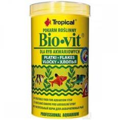 Imagem de Tropical Bio-Vit Flakes 100G - Ração Em Flocos P/ Peixes - Un
