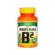 Imagem de Riboflavina Vitamina B2 500mg 60 Cápsulas Unilife