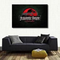 Imagem de Quadro decorativo Jurassic Park Filme Tela em Tecido