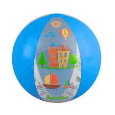Imagem de Bola Inflavel 40cm Azul Infantil Mor