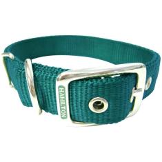 Imagem de Coleira para cães Hamilton Thick Nylon Deluxe 2,5 cm x 60 cm cinza escuro