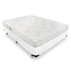 Imagem de Cama Box Viúva + Colchão De Espuma D23 - Ortobom - Light 128x188x47cm