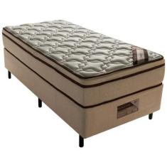 Imagem de Cama Box Solteiro Castor Revolution Tecnopedic 88X188x54 + Box Castor