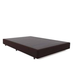 Imagem de base para cama box casal torvi suede (35x138x188) marrom